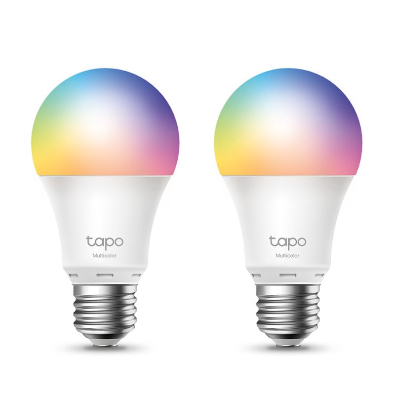 TP-Link Tapo L530E Smart Wi-Fi Light Bulb- 2 kom, Multicolor, 2.4 GHz, IEEE 802.11b/g/n, E27 Base, 220–240 V, 50/60 Hz, 2,500 K – 6,500 K, Multicolor